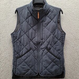 J. Crew Men's Quilted Blue Vest